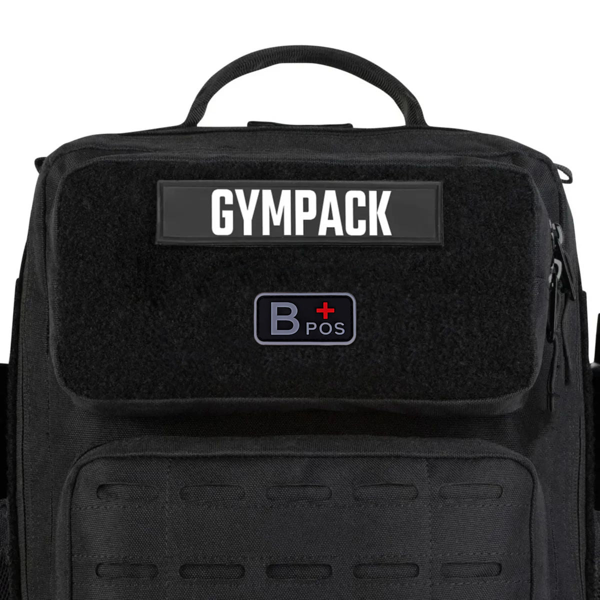 Parche Tipo Sangre (A+, B+, AB+, O+, A-, B-, AB-, O-) Negro / Gris