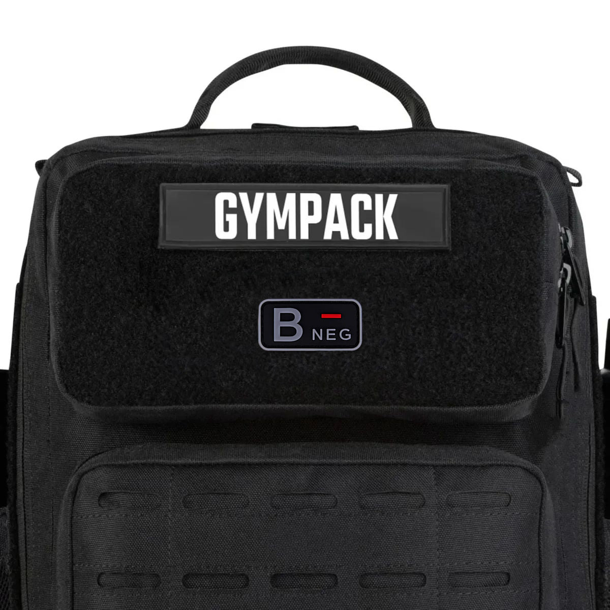 Parche Tipo Sangre (A+, B+, AB+, O+, A-, B-, AB-, O-) Negro / Gris