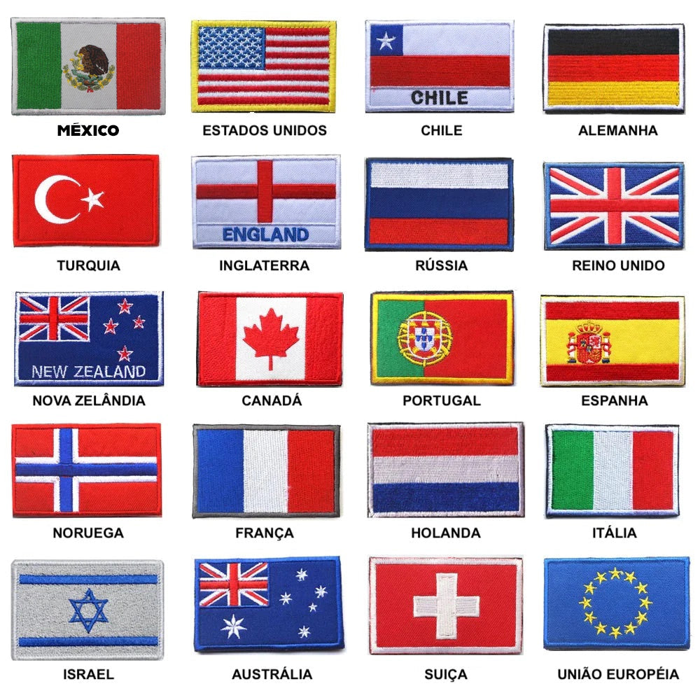 Parche Banderas Países