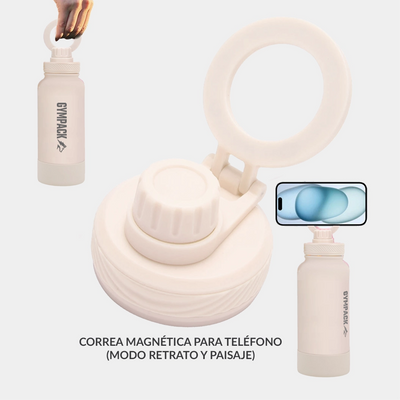 Botella Térmica Magsafe Gympack 1200ml Crema