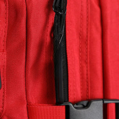 Mochila Gympack Pro 50 Litros Vermelha - Zíperes Reforçados birecionais