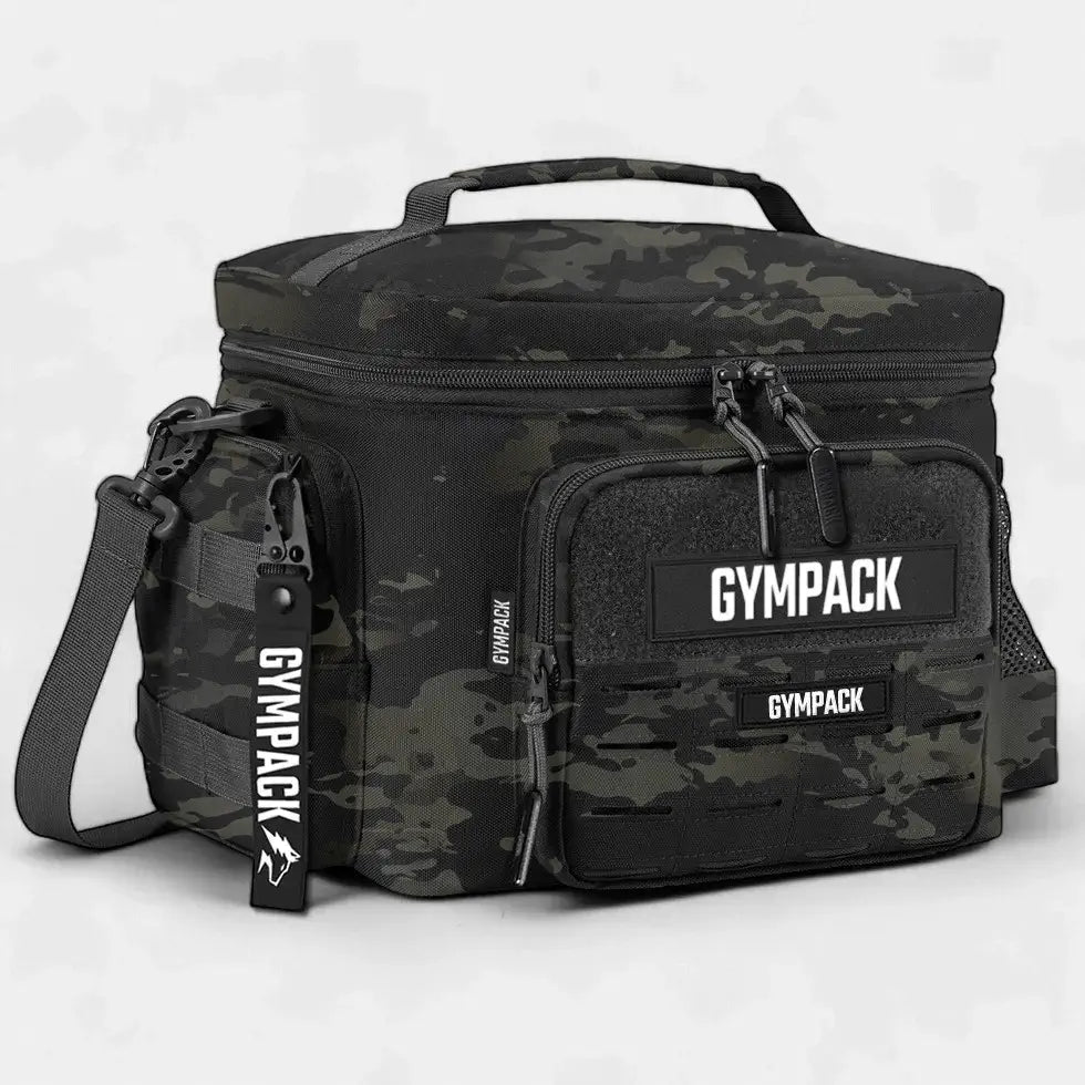 Bolsa Térmica Lonchera 13L Gympack Negra Camo
