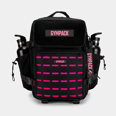 Gympack Pro 25L Negra y Rosa