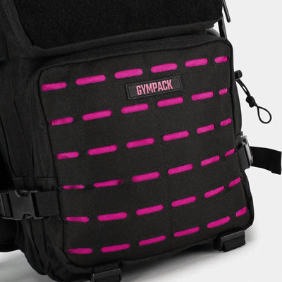 Gympack Pro 25L Negra y Rosa