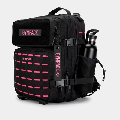 Gympack Pro 25L Negra y Rosa