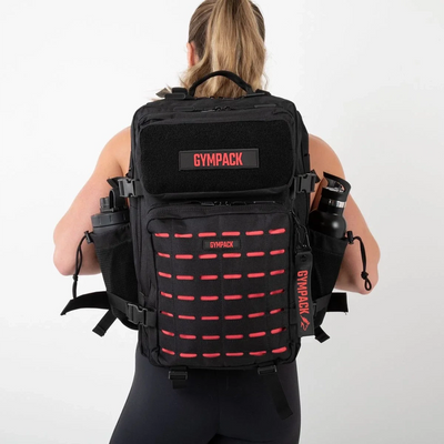 Gympack Pro 50L Negra y Roja